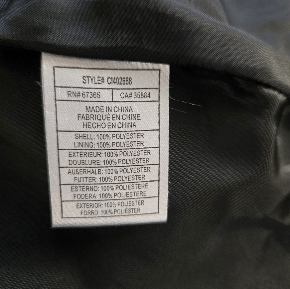 Antropologie,Cupcakes & Cashmere Classic Black Leather (Polyester) Jacket.Size S - Picture 6 of 9